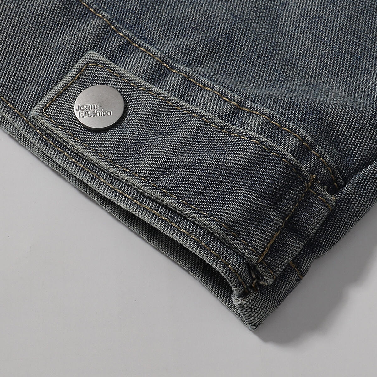 Washed Faded Oversized Denim Jacket