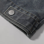 Washed Faded Oversized Denim Jacket