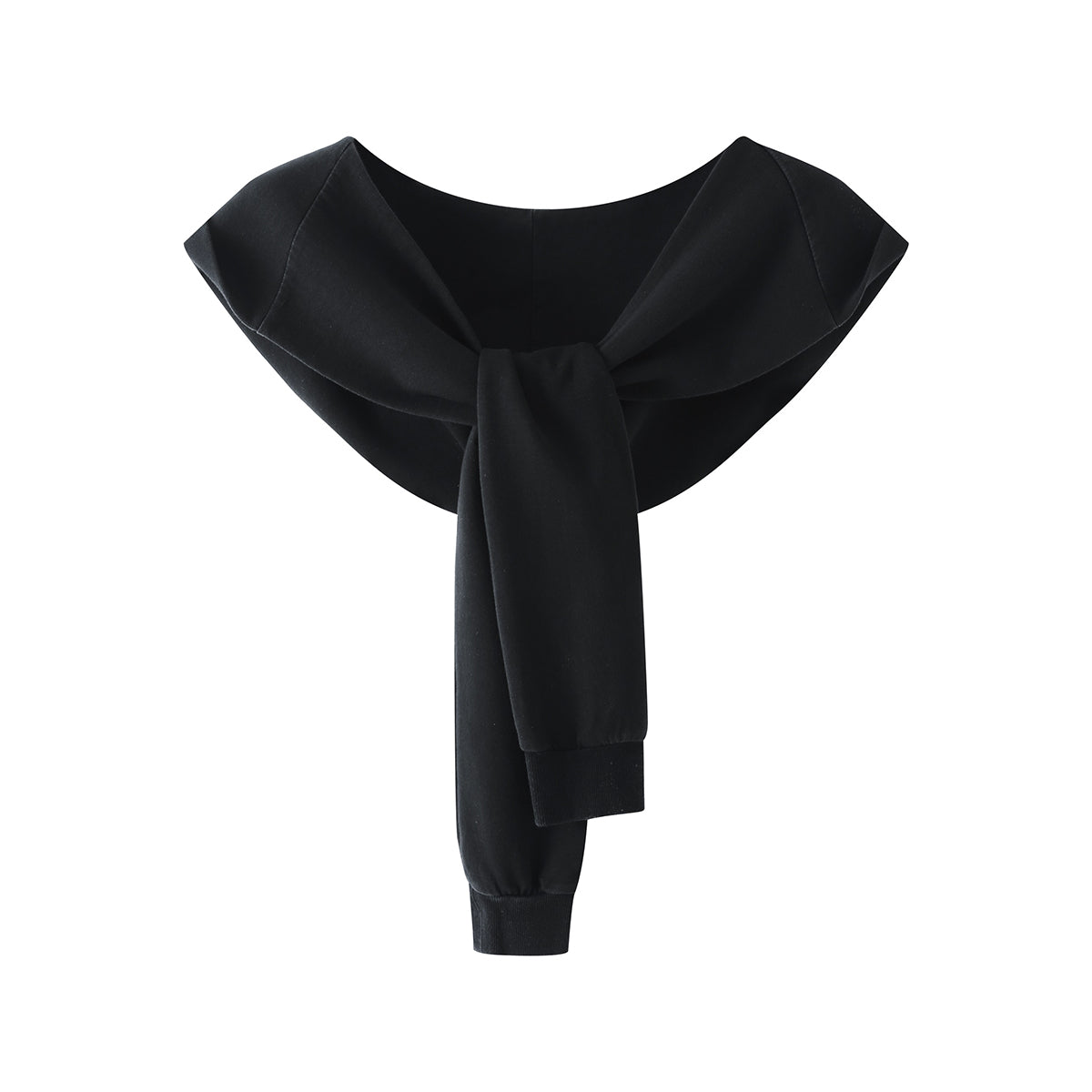 Men's Front Knot Hooded Shawl