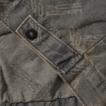 Relaxed Jacquard Denim Trucker Jacket