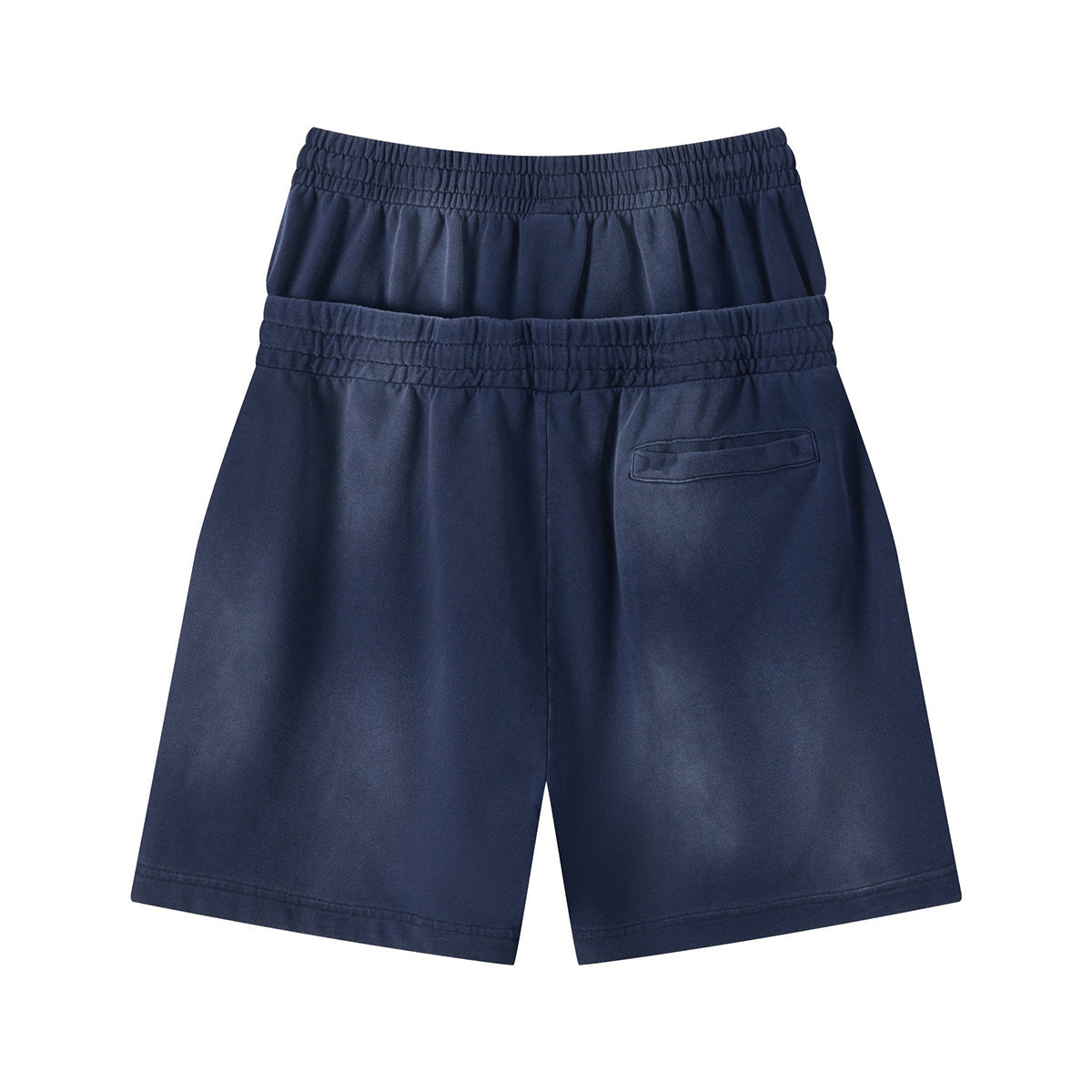 Casual Drawstring Double Waistband Shorts