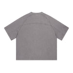 Vintage Washed Patchwork Cotton Tee 285gsm