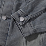 Relaxed Washed Denim Trucker Jacket