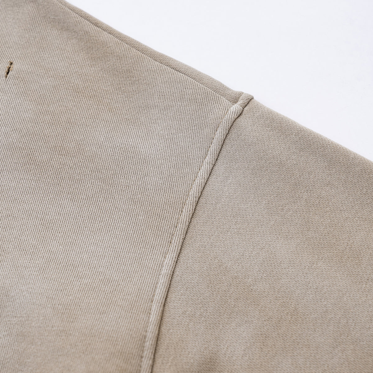 Ombre Raw Edge Kangaroo Pocket Distressed Hoodie