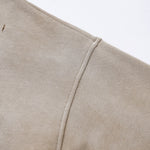 Ombre Raw Edge Kangaroo Pocket Distressed Hoodie