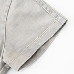 Washed Cotton Pleated Waist Tee 285gsm