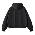 Solid Color Baggy Fleece Hoodie