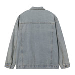 Oversized Zip-Up Denim Jacket