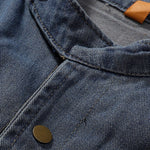 Stand Collar Baggy Denim Jacket