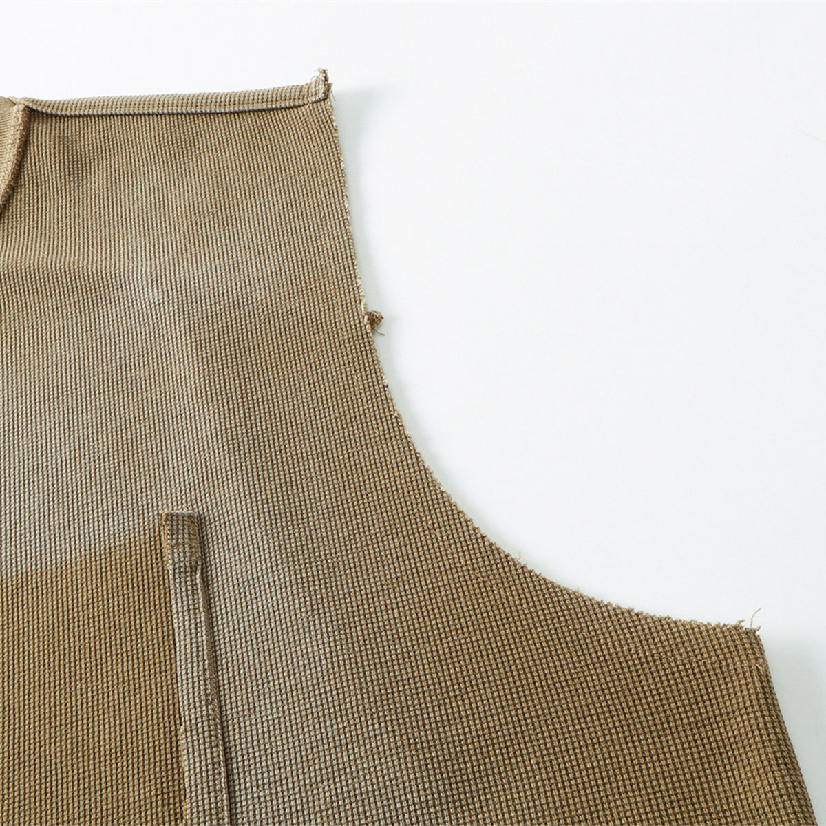 Chest Pocket Knit Sleeveless Relaxed Fit Muscle Tank