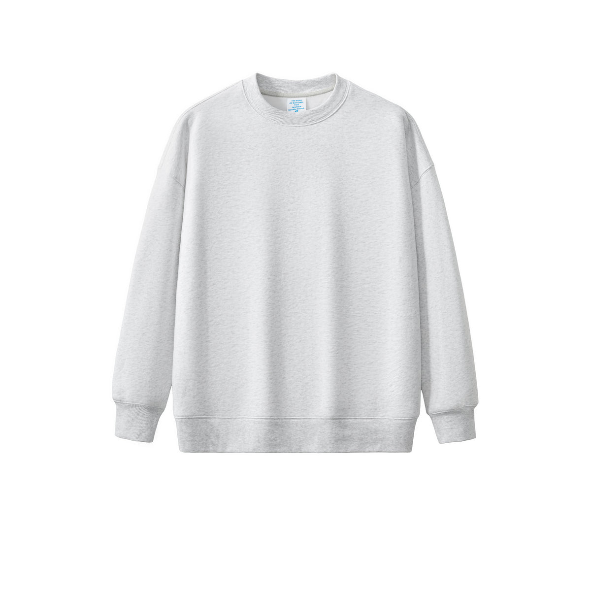 Oversized Stone Wash Fleece Sweatshirt