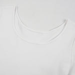 Women's Solid-Color Boat-Neck Cotton T-Shirt 210gsm