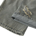 Smoke Rise Heavy Ripped Vintage Washed Jeans