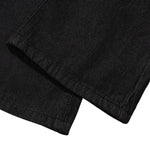 Minimalist Wide Leg Black Jeans