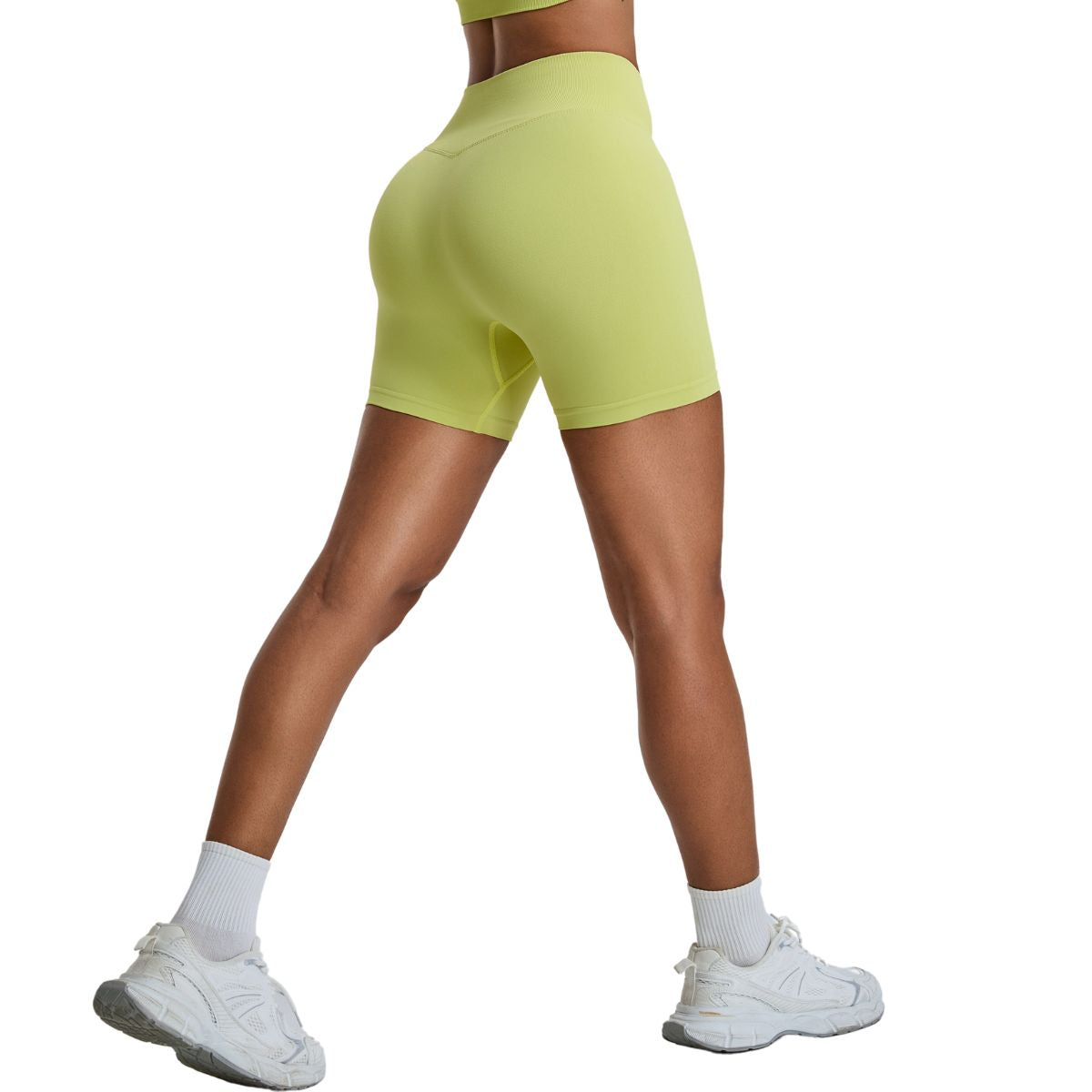 High-Rise Seamless Workout Shorts