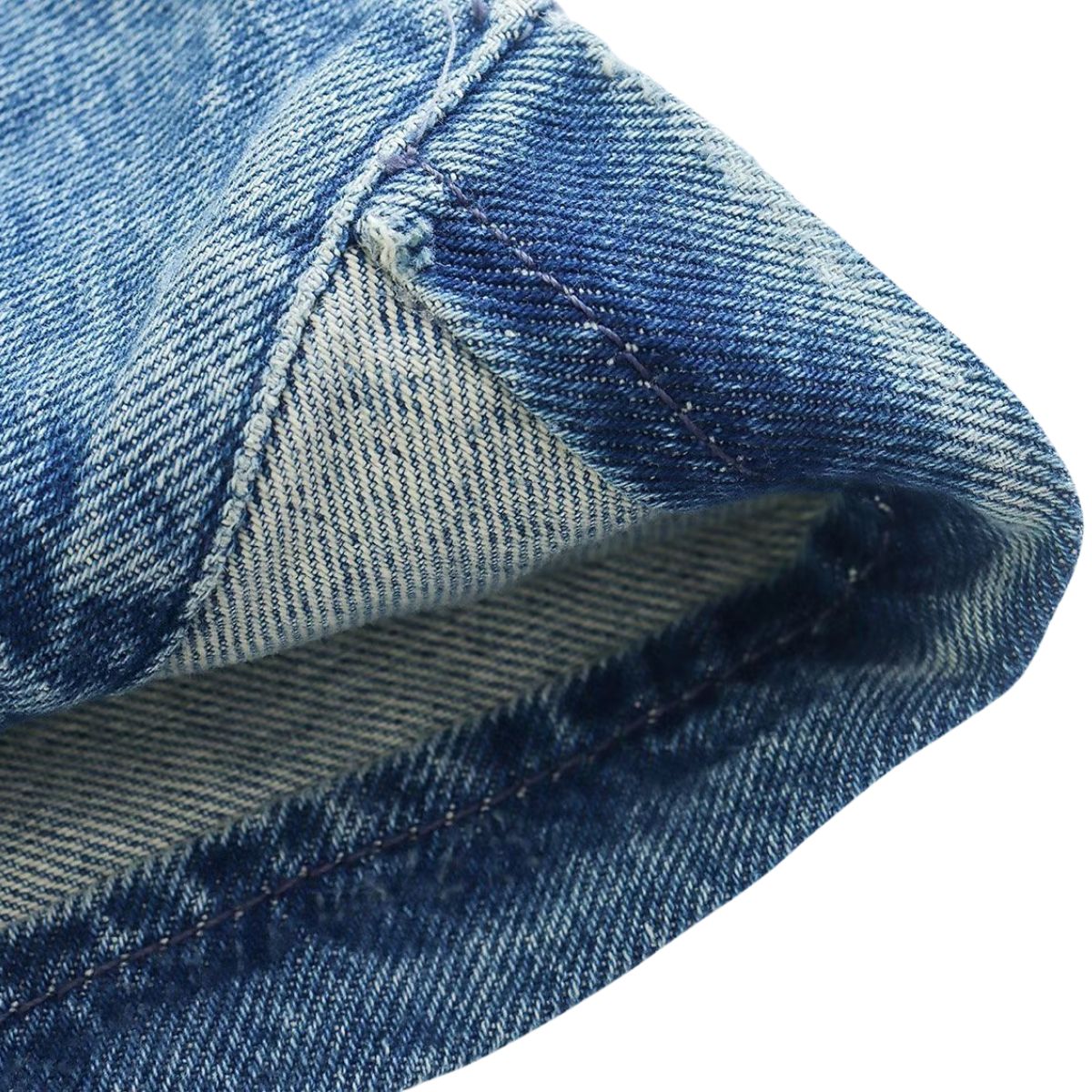 Classic Blue Button-Front Denim Vest