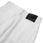 Women's White Denim Mini Skirt