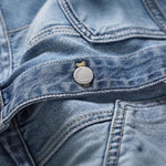 Women's Medium Wash Denim Vest