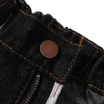 Raw Wash Wide Straight Denim Jeans