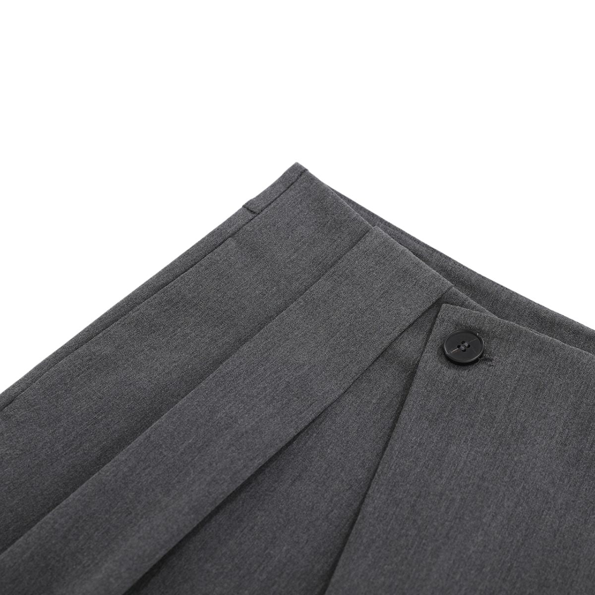 Vintage Asymmetrical Wide Leg Cropped Suit Shorts