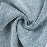 Draped Wide-Leg Relaxed Baggy Jeans