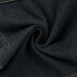 Washed Structured Heavy-Duty Straight-Leg Carpenter Jeans