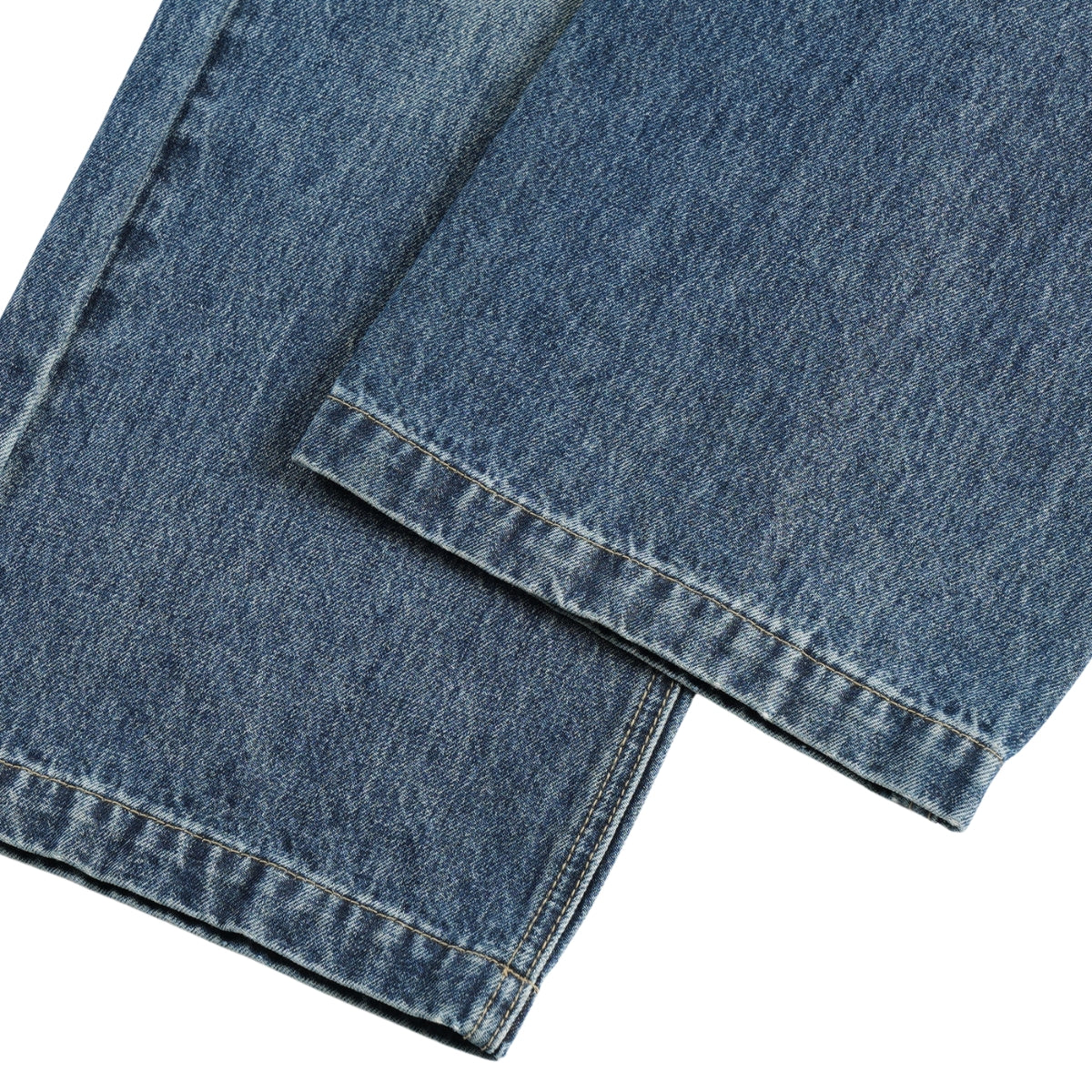 Vintage Blue Cat Whisker Studded Baggy Jeans