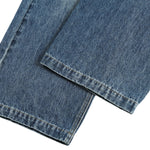 Vintage Blue Cat Whisker Studded Baggy Jeans
