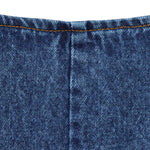 Women's Round Neck Denim Sleeveless Vest