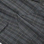 Plaid Multi-Pocket Cropped Cargo Shorts
