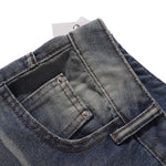 Vintage Frost Wash Button Fly Denim Shorts