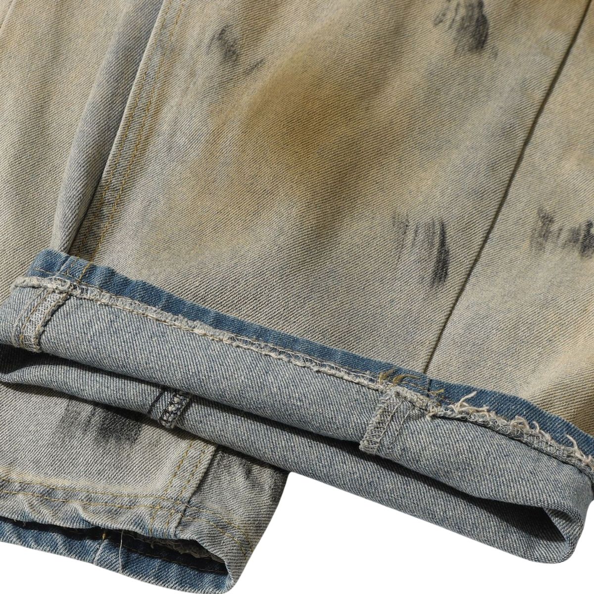 Smoke Rise Muddy Washed Barrel-Leg Jeans