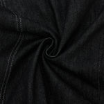 High-Waist A-Line Denim Cropped Shorts