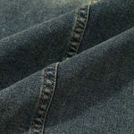 Lace-Up Back Denim Cami Midi Dress