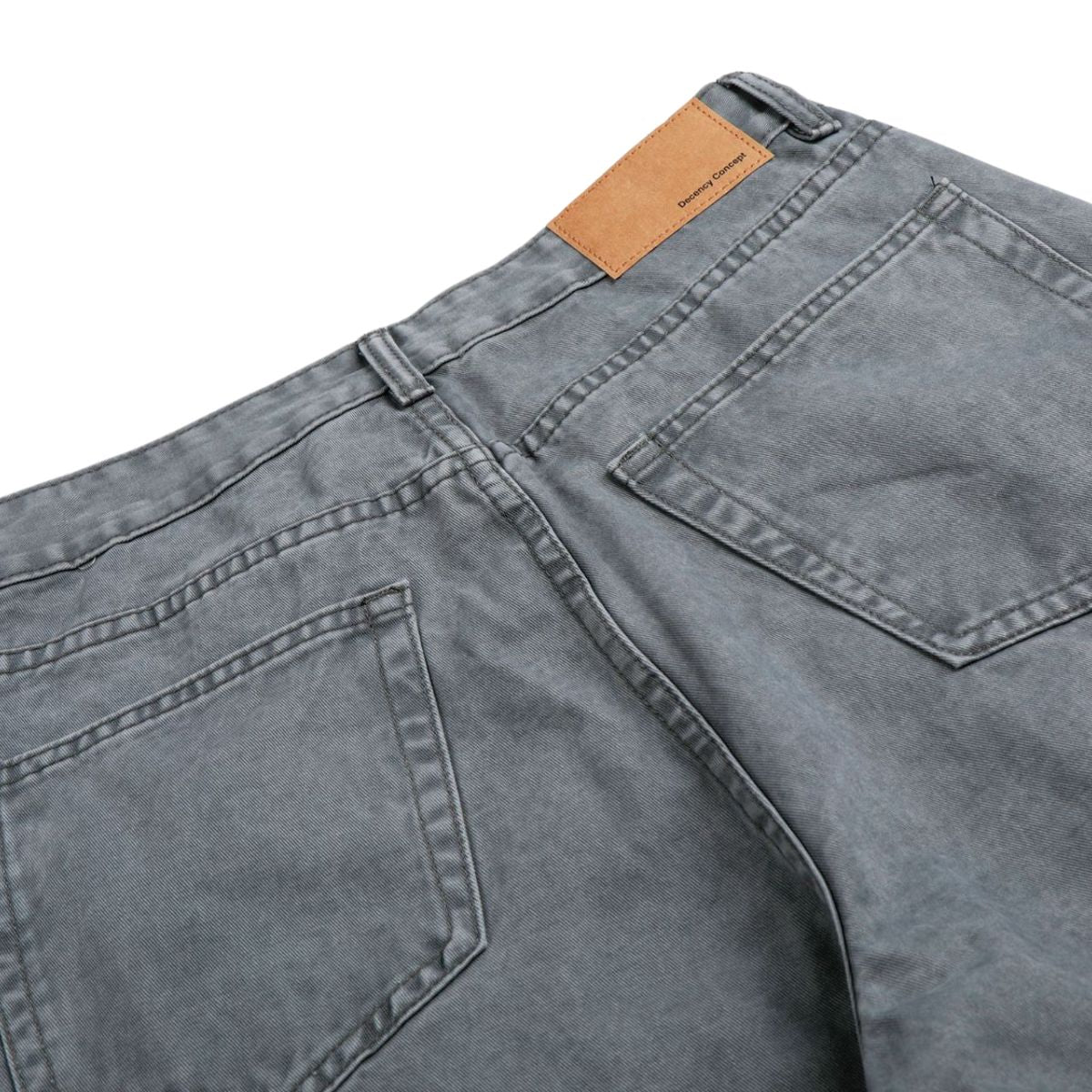 Vintage Washed Eyelet Wide Leg Denim Jeans