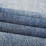 Vintage Washed Crease Effect Wide Leg Baggy Denim Jeans