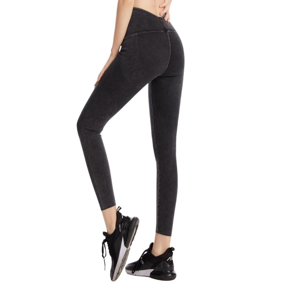 High Rise Skinny Denim Capri Jeggings