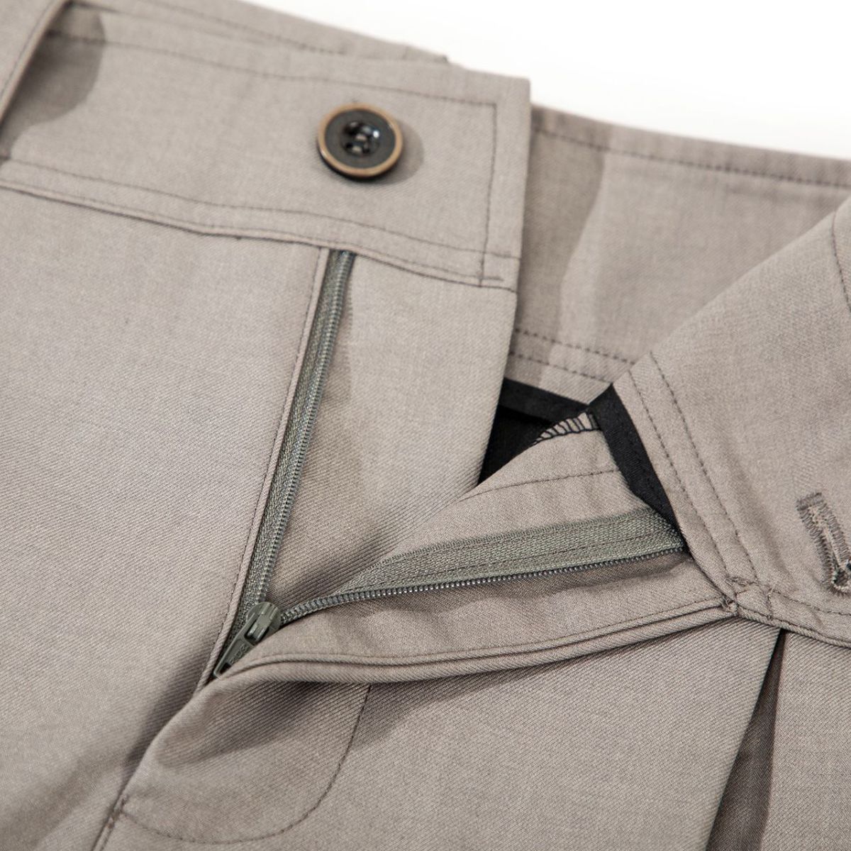 Vintage Curved Wide Leg Draped Trousers