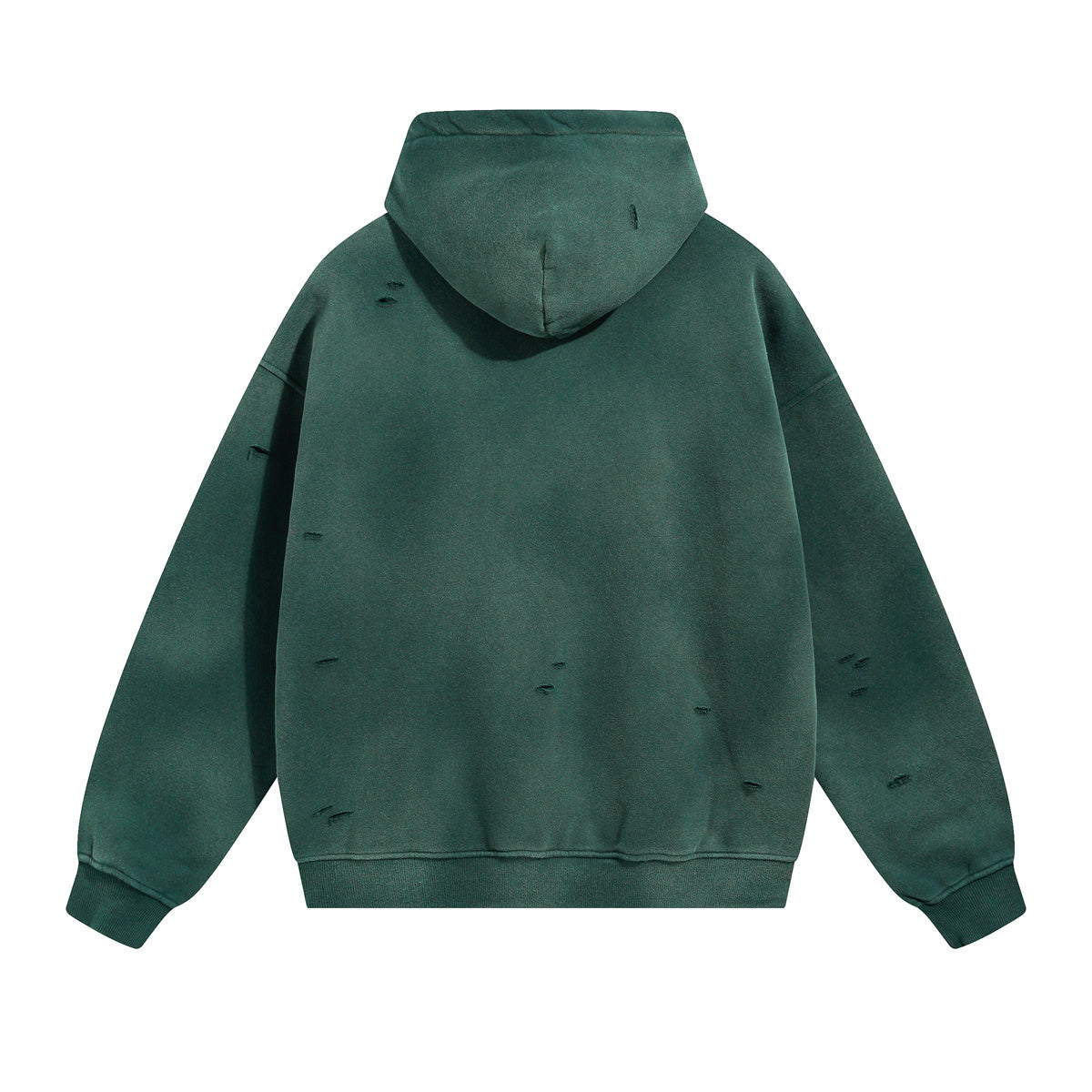 Rips Soft Fleece Lined Distressed Pullover Hoodie