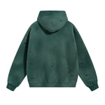 Rips Soft Fleece Lined Distressed Pullover Hoodie