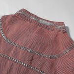 Wax Coated Denim Motorcycle Jacket