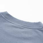 Washed Colorblock Contrast Sleeve Tee