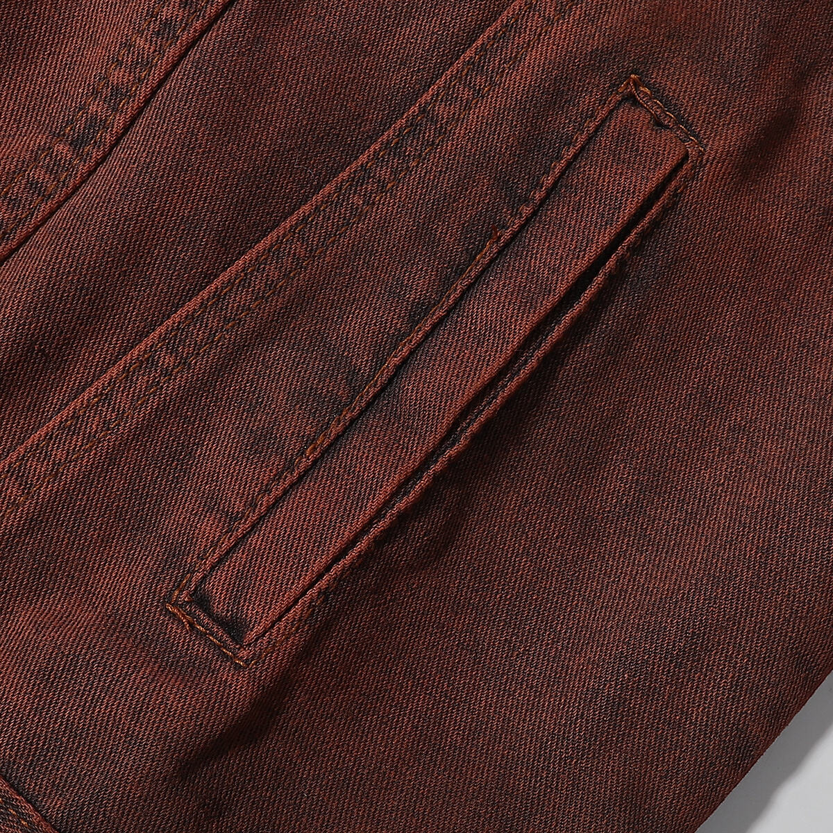 Ombre Spray-Dyed Denim Jacket