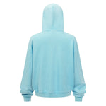 Double Yarn Vintage Washed Zippered Comfort Hoodie