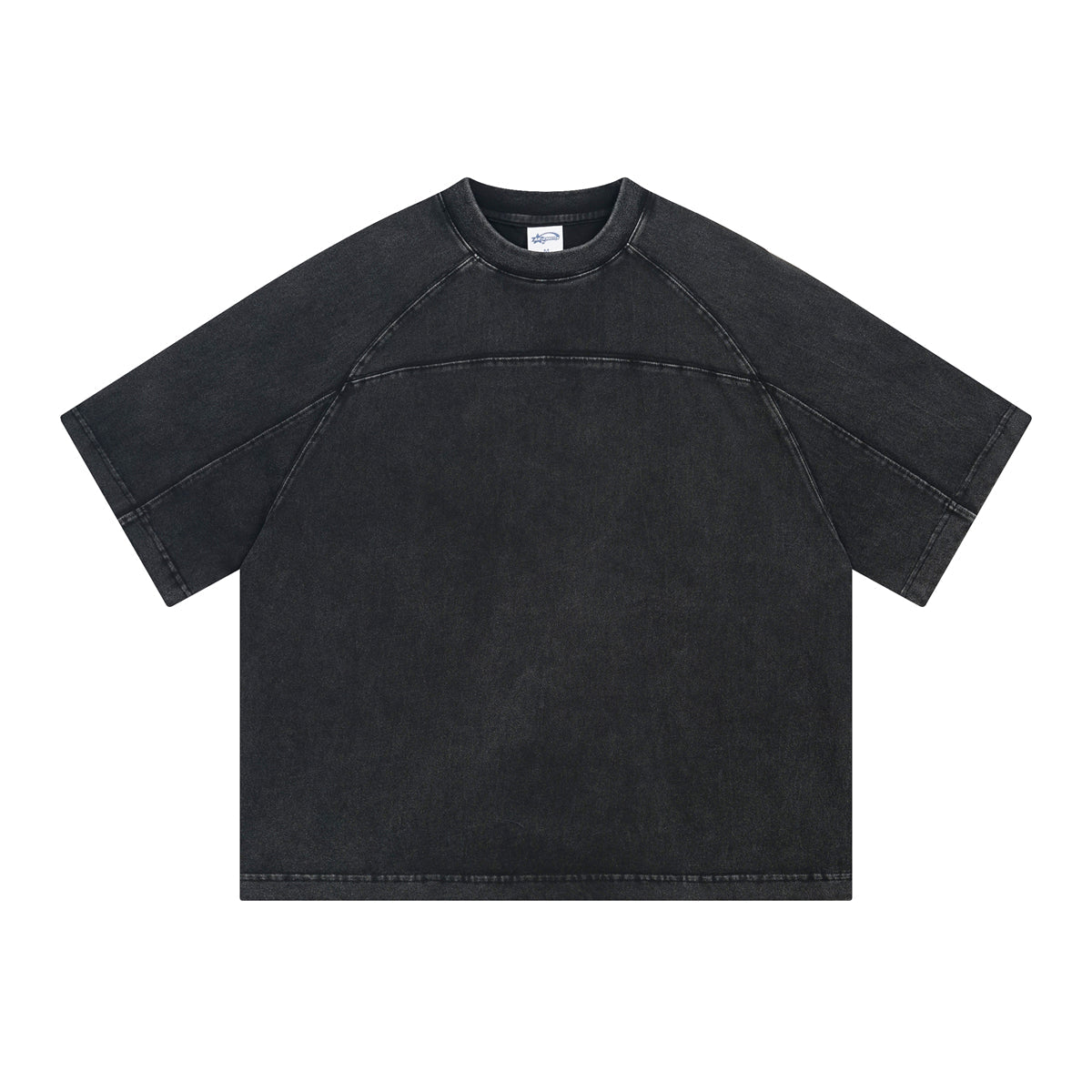 Vintage Washed Patchwork Cotton Tee 285gsm