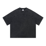 Vintage Washed Patchwork Cotton Tee 285gsm