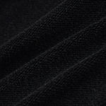 Black Stone Wash Sweatshirt Cardigan