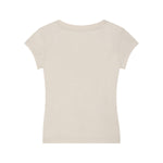 Solid-Color V-Neck Cotton T-Shirt 215gsm