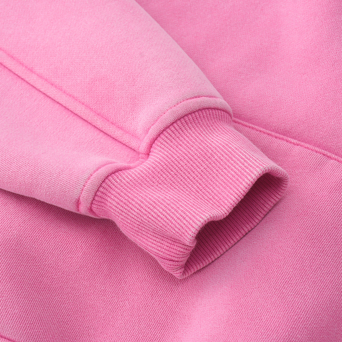 Plush Lining Crop Pullover Hoodie
