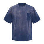 Tie Dye Pocket Oversized Cotton Streetwear T-Shirt